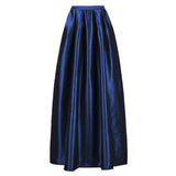 Europe Station New Popular Style Long Skirt High Waist Solid Color Fashion Pendulum Skirt Long Skirt-Outfit