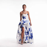 Women's New Breast-Printing Bare Back To Thin Dress Dress