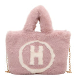 Plush Color Crossbody Bag-Outfit
