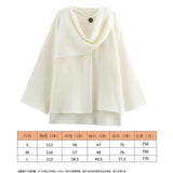 Women's Autumn New Asymmetric Scarf Short Loose Knit