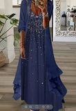 Toloer 2024 Summer Women's Print Holiday Dress Indian Style High Skirt Skirt Two Sets-Outfit