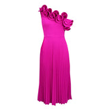 Shoulder Collar High-Rise Dress Party Party