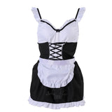 Tiffie Night Pledge Big Size Lingerie Sexy Uniform Seduction Small-Breasted Pajamas Maid Role-Playing