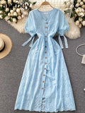 White Lace Fashion Clothing Casual Summer Elegant Female Dress Clothes Dresses for women Maxi Long Beach Sundress