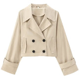 2025 Autumn New Women's Design With A Windbreaker Short Jacket
