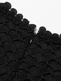Embroidery Dresses For Women Round Neck Lantern Sleeve High Waist Folds Vinage A Line Dress Female Autumn Fashion