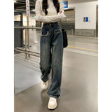 Toloer 2024 New Loose Straight Leg Pants Mop The Floor-Outfit