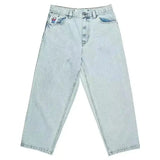 Clothes, Polar Boy Jeans, Original Gothic Hip-Hop Cartoon Embroidered Loose Jeans-Outfit
