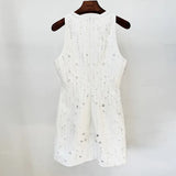 Spring And Summer New Star Temperament Fashion Heavy Industry Nails Set With Sleeveless Vest