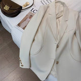 And Autumn Small Suit Jacket Woman 2025 New Korean Fashion Long-Term Small Korean Version Of The Suit