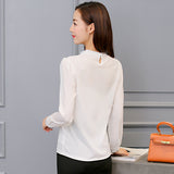 The White Shirt With Long Sleeves Of The New Korean Women's Dress In Spring And Summer Of 2023.-Outfit
