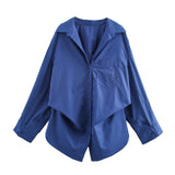 2025 New Women's Fashion Simple Bat Sleeve Silk