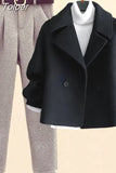 Toloer Autumn Winter Wool Suit Jacket Jacket Long Sleeve Knitted Sweater Casual Trousers Three Piece Set Elegant Women's Pant Set 1215-1-Outfit