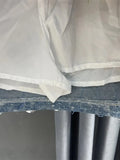 Women's Denim Skirt High Waist Circular Sequin Patchwork Wrap Hip Blue Short Miniskirts 2024 Summer New Fashion 29L4143-Outfit