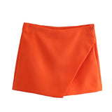 Toloer Summer New Women's High Waist Asymmetric Casual Pants Multi-Color Long-Term Large Number Of Spot-Outfit