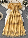 White Fashion Clothing Casual Summer Elegant Female Dress Clothes Dresses for women Sexy Maxi Long Beach Sundress