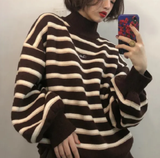Grandma Striped Sweater-Outfit