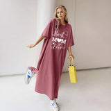 Fashion Wish European Version Of The Big-Size Loose Joom Dress