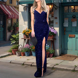 Summer New Women's Fashion Sleeveless Dress Sleeve-Less Dress Woman With Leek Open
