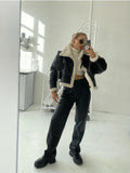 Retro Motorcycle Jacket-Outfit