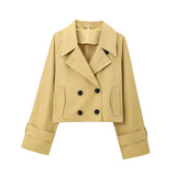 2025 Autumn New Women's Design With A Windbreaker Short Jacket