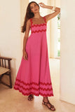 Women's High-End 2026 Spring And Summer New Sling Dress Print Long Dress Dress