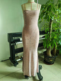 Spring And Summer New Heavy Industry Hot Diamond Sexy Bag Hip Sling Dress Dress