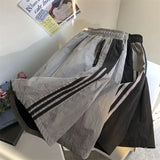 Shorts Women Summer Streetwear Thin Loose Wide Leg Shorts Bf Korean High Waist Couple Oversized Sports Shorts New-Outfit
