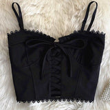 Sling Outer Vest Summer Halter Top-Outfit