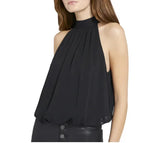 New Design Sleeveless Chiffon Beauty Shoulder French Hanging Neck Vest Women's