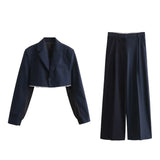 Striped Pilot Suit Jacket 1255892 Pinstriped Trousers 4661518 Suit-Outfit