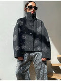 Autumn/Winter 2025 Fashion Personality Zipper Style Dazzling Dazzling Jacket Jacket This