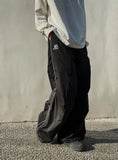 Side Stripe Wide Leg Sweatpants-Outfit
