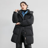 College Style Pink Big Brand Cotton-Padded Clothes Female Winter 2024 New Long High-End Super Good-Looking Thick Warm Coat-Outfit