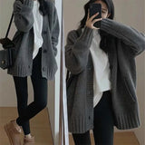 Point T-Shirt With Long-Sleeved Knitted Jersey Temperament Elegant Loose