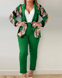 Independent Station Popular Style Women's Suit Autumn And Winter New Suit Trouser Suit With Belt-Outfit