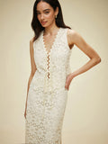 New Women's Spring Summer French Sleeveless Chiffon Vest Temperament Vest Dress
