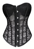 Sexy Lace Chest Slim Women's Harness Jacket Belly Steel Bone Plastic Suit A Hair-Outfit