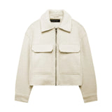 Homemade New Women's Fashion Pearls And Short Jacket Jacket