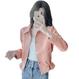 Toloer Fragrant Wind Jacket Short Jacket Female Spring And Autumn 2024 New Jacket Versatile Casual Small Waist Windbreaker-Outfit