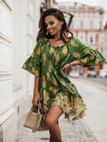 Independent Station New Fashion Trend Printed Dress Women's Dress-Outfit