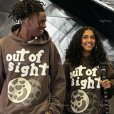 Foaming Pattern Hoodie Men Y2k New Street Popular Hip Hop Top Harajuku Retro Casual Loose Sweatshirts Unisex Oversized