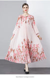 New Women's Dress Dress Oversized Dress Print 100 Folds T-Shirt With T-Shirt Holiday Casual