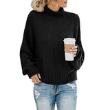 Sweater Female Autumn Winter Knitted Women Sweater Pullover Female Tricot Jersey Jumper Femme High Collar Women