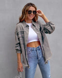 New Long-Haired Burrowed Denim Jacket Women Autumn Winter Long Sleeve Casual Collar