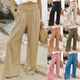 Casual Trousers Style Cotton Distressed For