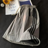 Shorts Women Summer Streetwear Thin Loose Wide Leg Shorts Bf Korean High Waist Couple Oversized Sports Shorts New-Outfit