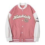 Retro Loose Stitching Jacket-Outfit