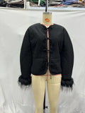 New Women's Clothing Explosion Hair Spliced Cotton