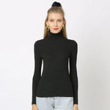 Winter black sweaters for women Turtleneck Sweater women's Pullover Jumper Knitted Casual Slim Sweater Female plus